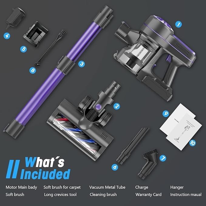 4-in-1 Lightweight Stick Vacuum Cleaner